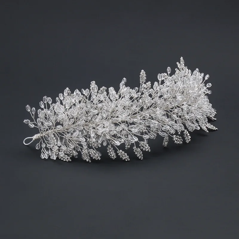 Genya New Design Wedding Rhinestone Bridal Hair Accessories handmade Wedding Headband for Brides