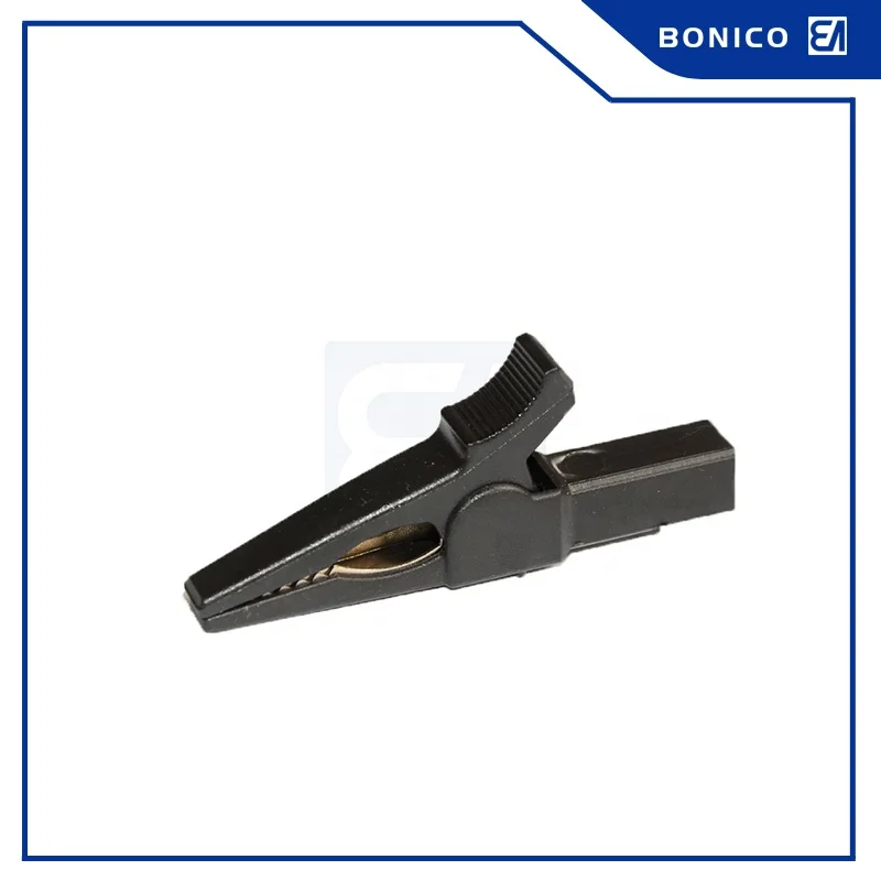 15A 80MM Nylon Insulated Material Nickel Plated Brass Test Alligator Clip