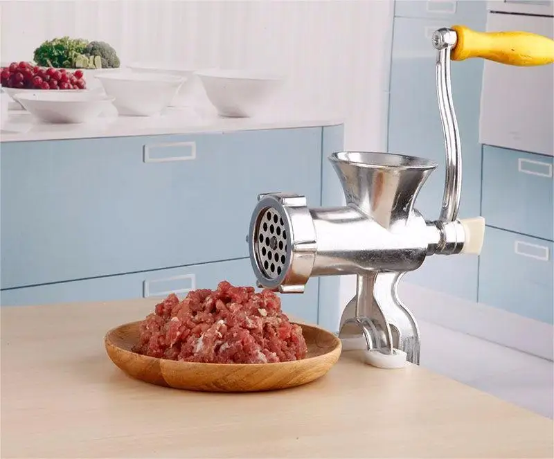 Type12 Aluminum Alloy Hand Operated Porkert Meat Mincer Manual Meat Grinder Chopper Machine