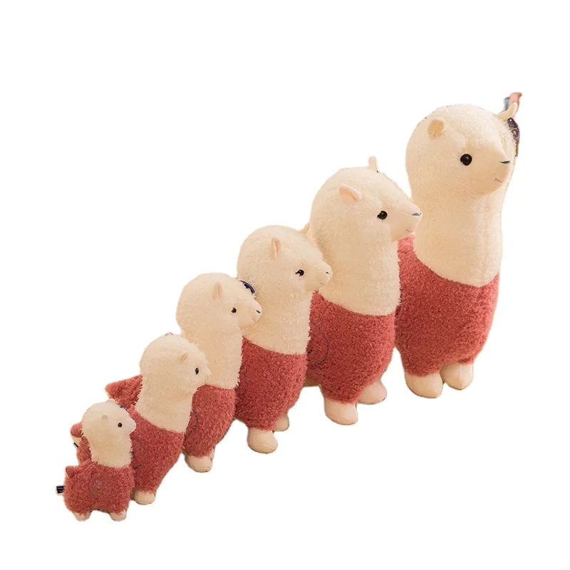 46cm Newest Custom Cute Alpaca Doll Multi Colors Plush Sheep Llama Toys Stuffed Animals