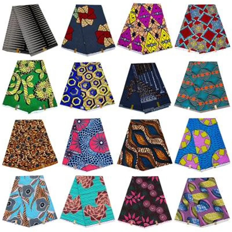 Ankara Fabric African Real Wax Print African Ankara Fabric Chiffon Fabric 6 Yard