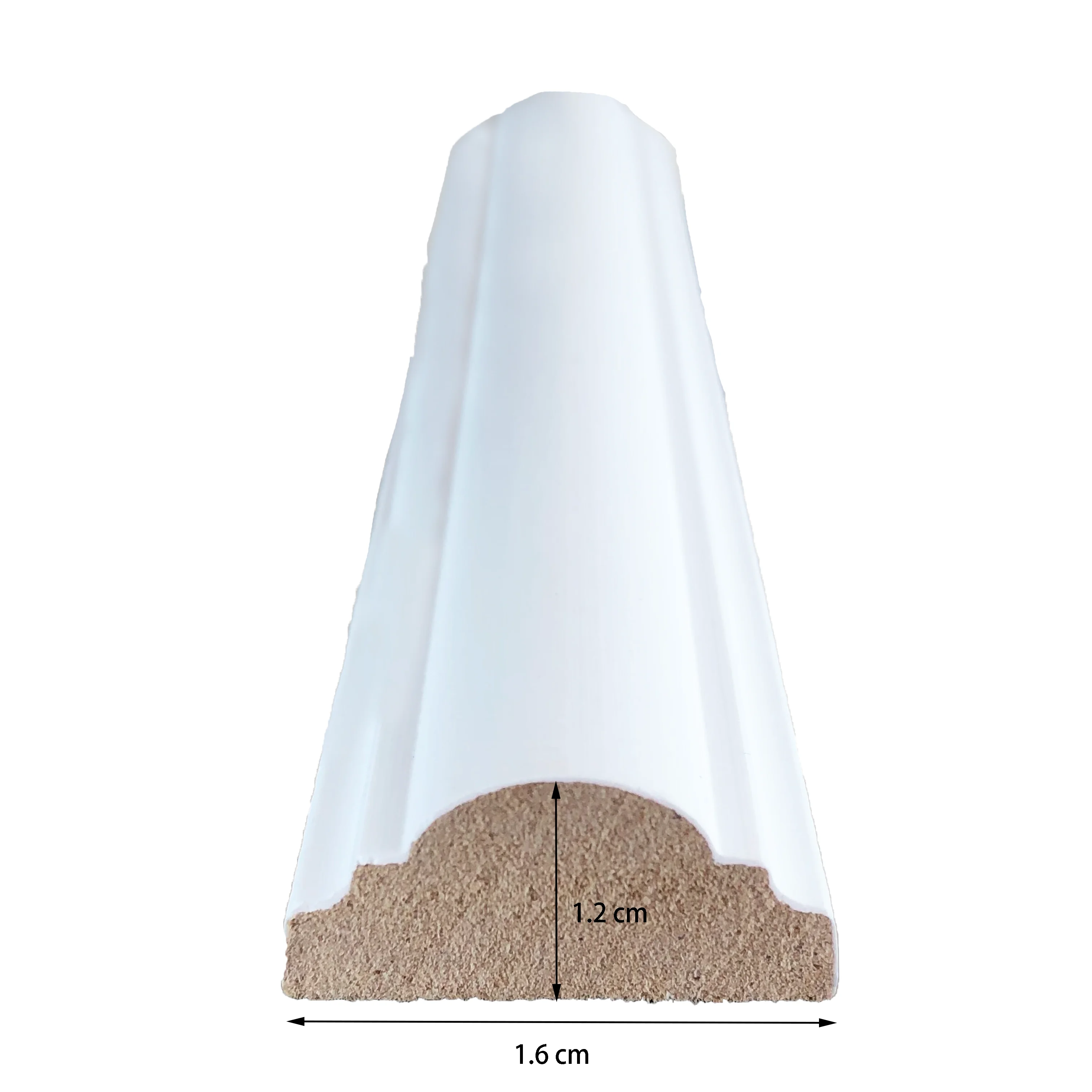 wholesale mdf White Primer Decorative Skirting board for laminate flooring casing board