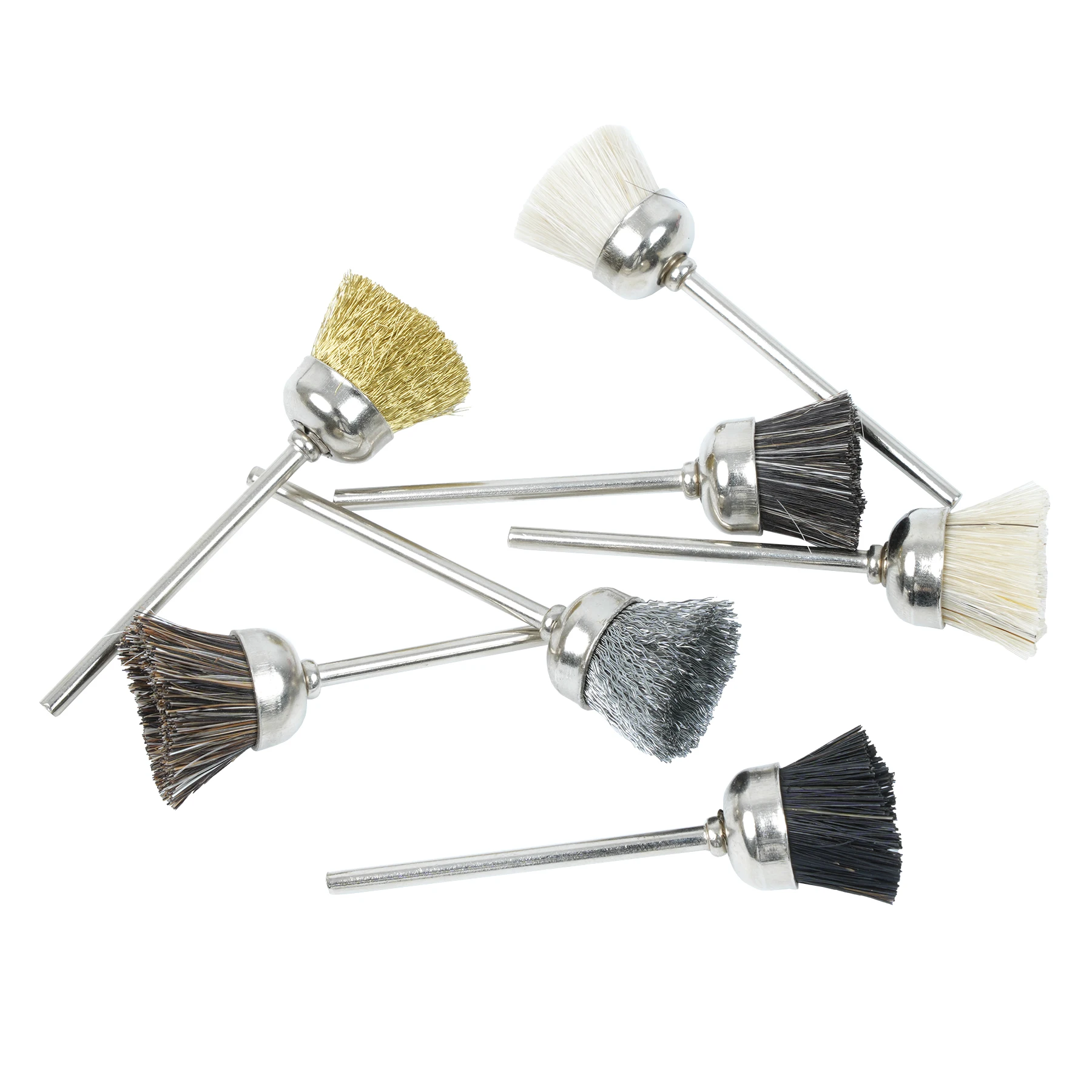 High Quality Laboratory Polishing Cup Brush Wheel Buffs Rotary Low Speed HP Shank 2.35mm Dentist Jewelry DIY Dental Tools