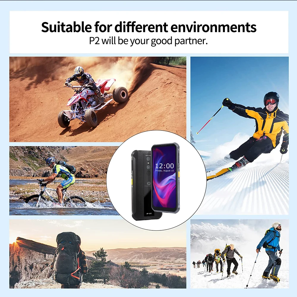 Phonemax 6.35inch GPS 4G fingerprint NFC Android10 8+128G big battery military Atex explosion proof ip68 rugged phone