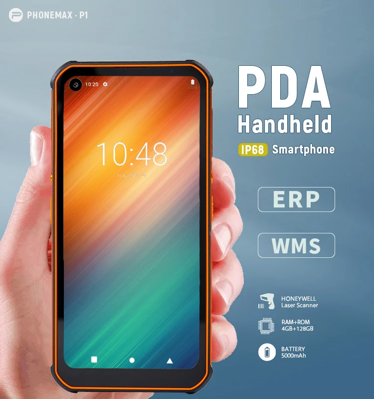
Phonemax NFC barcode scanner IP68 GPS waterproof smart phone low price android handheld pda 