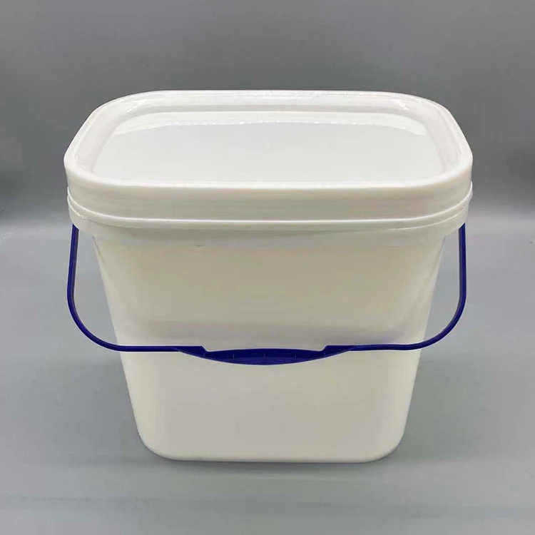 Factory Directly Supply Square Bucket 10 L Square Plastic Bucket Pail 10 liter Paint Bucket