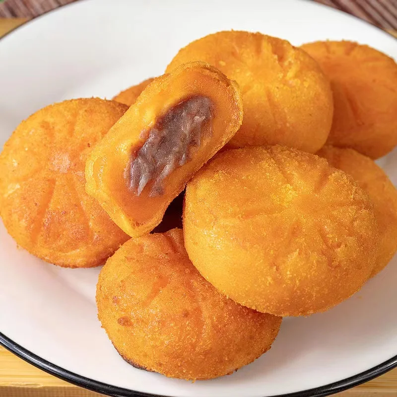 Chinese Food Crunchy Breakfast Pie Street Frozen Food An Irresistible Sweet Treat Fried Instant Snacks Semi-Finished Wholesale