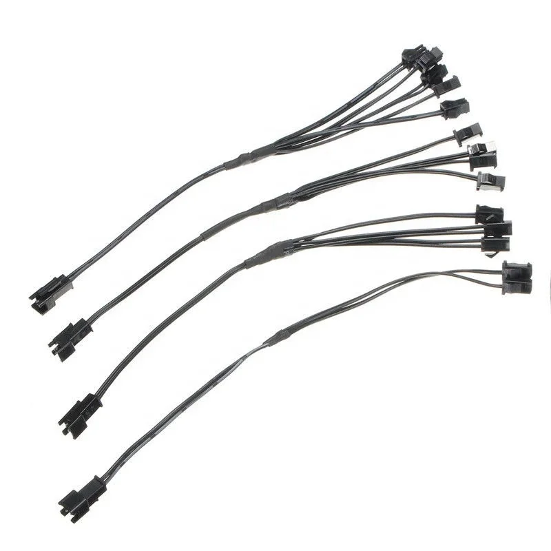 Сплиттер EL Wire 4Pin jst для одного инвертора разъем «штырь-гнездо» SM Leadwire кабель неоновая
