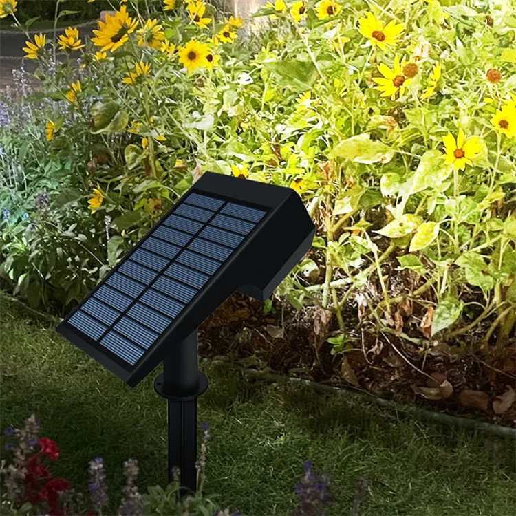 Spotlight Led Pathway Courtyard Landscape Lawn Spike Outdoor Garden Solar Spotlight Ip65 Waterproof Solar Spot Light