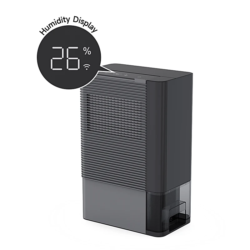 Household Plastic Electric Humidity Sensor Home WiFi Desiccant Wheel Dehumidifier
