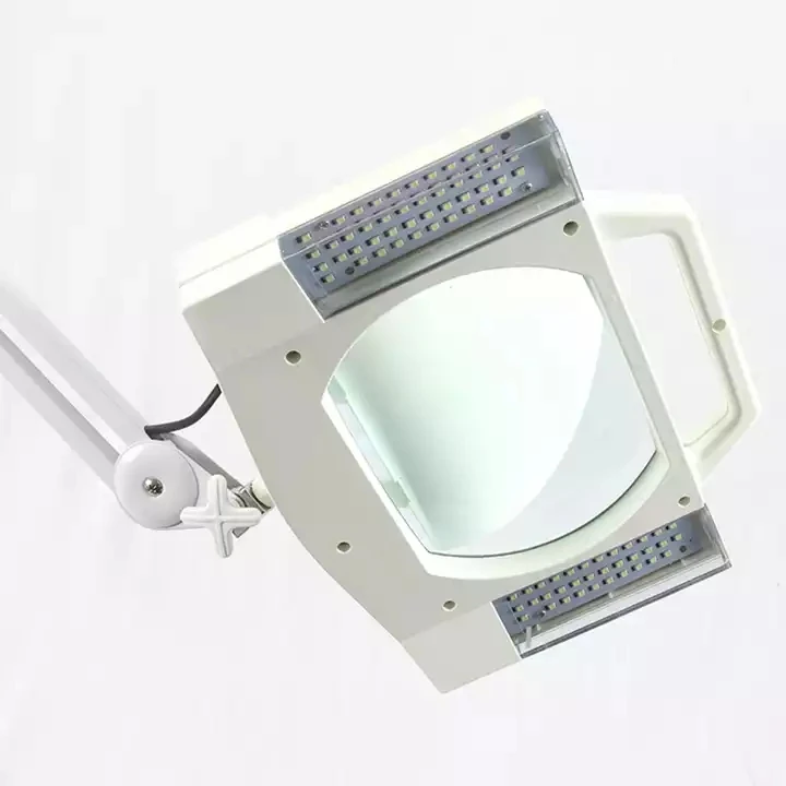 Dimmable cosmetic magnifying lamp Adjustable Arm glass light dental machine