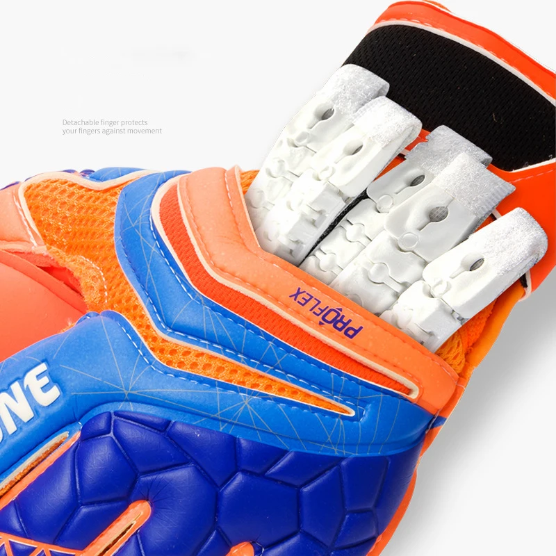 Men Professional Soccer Goalkeeper Gloves Finger Protection Goal Thickened Latex Football for Futbol