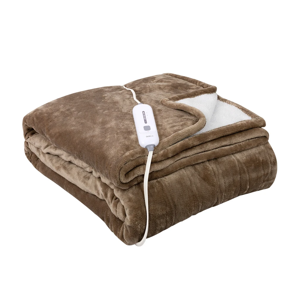 110V ETL 50x60 inch Extra Soft Electric Heated Throw Electric Blanket for Winter