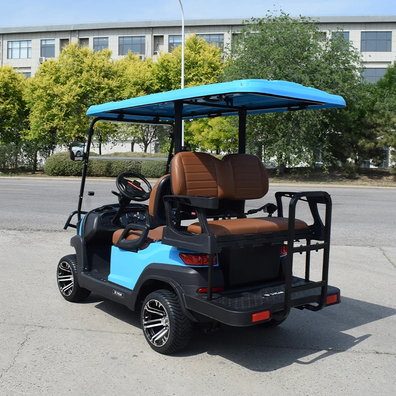 CE approved New Design Electric Golf Car 4 Seater Golf Cart with lithium battery