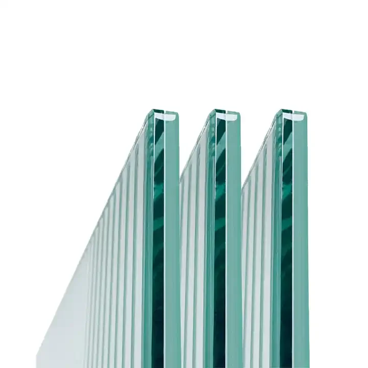 Professional glass manufacturer tempered laminated glass for outdoor railing garden glass