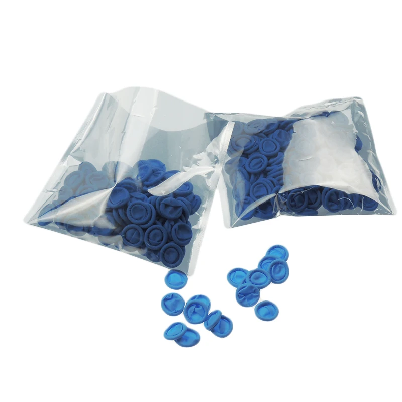 CR0459 Blue Food Latex Finger Cots Rubber Finger Cots Nitrile Finger Cots for Cleanroom