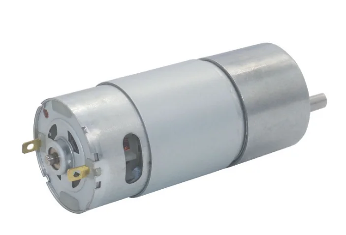 Dc Micro Metal Gear Motor 37Mm Gear Rs-555Sh High Torque Brushed 12V Gear Reduction Motor