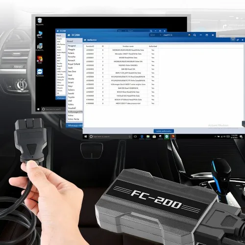Последняя CGDI CG FC200 Авто программатор системного блока управления полная версия поддержка 4200 ECU обновление AT200 FC-200