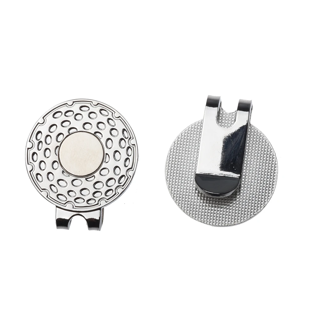 Low Price 25mm Zinc Alloy Golf Hat Clip Magnetic Golf Cap Clip Golf Ball Marker Hat Clips Can Be used with Metal Marker