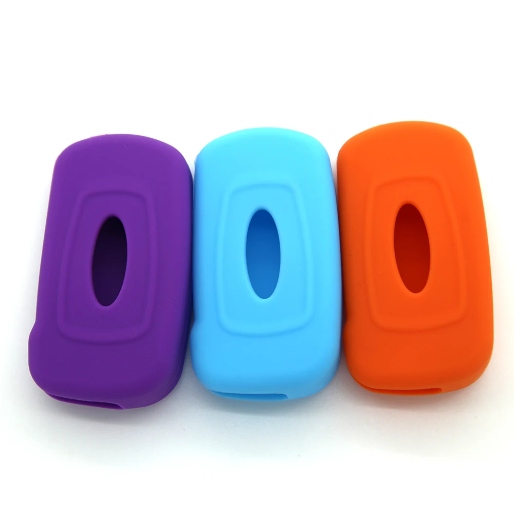 Универсальные автомобильные аксессуары силиконовые защитные чехлы для автомобильных ключей