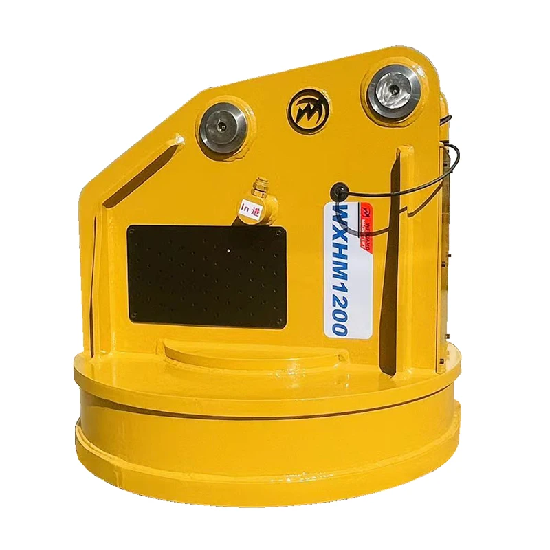 WEIXIANG Magnet For Excavator Steel Plate Handling Equipment 1 Ton Metal Scrap Electromagnetic Lifter Used On