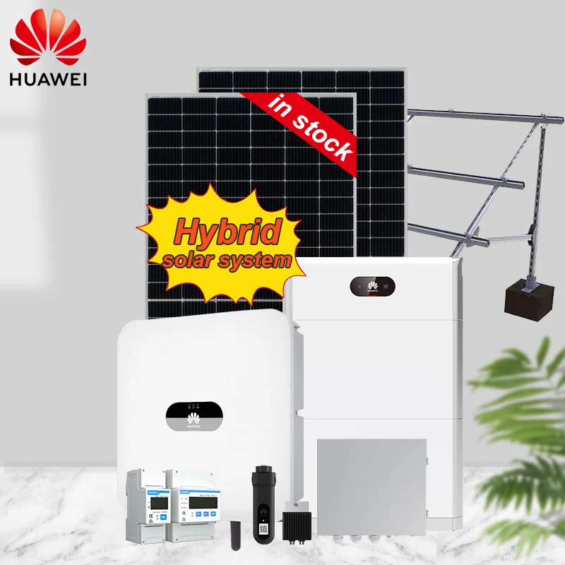 Factory New Three Phase Hua//wei Inverter 10kw 12kw 15kw 20kw Hybrid Solar System