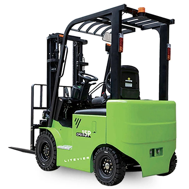Factory price adjustable fork length and width 4 tons 5 tons automatic handling crane electric pallet stacker electric forklift