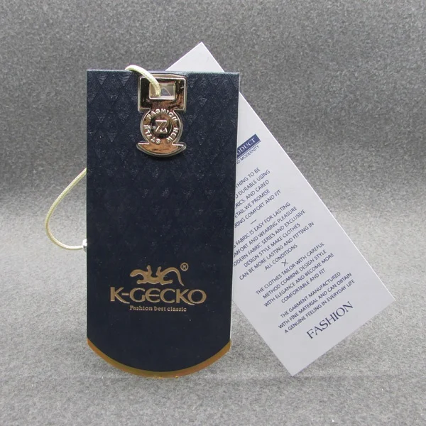 New designed paper hang tags for clothing
