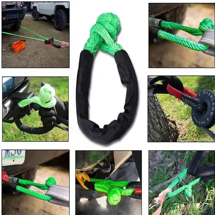 1/2 Inch x 22 Inch Custom High Quality  Steel Winch Shackle for High Strength Performance and Durability Rope Tow Strap