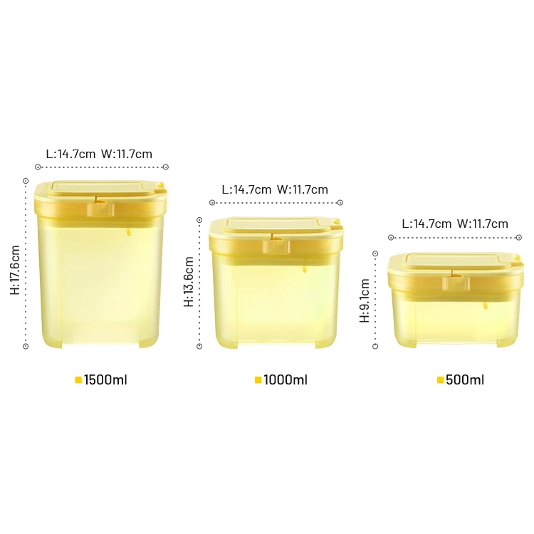 multi-functional travel portable plastic airtight baby formula milk powder dispenser container jar food storage organizer box