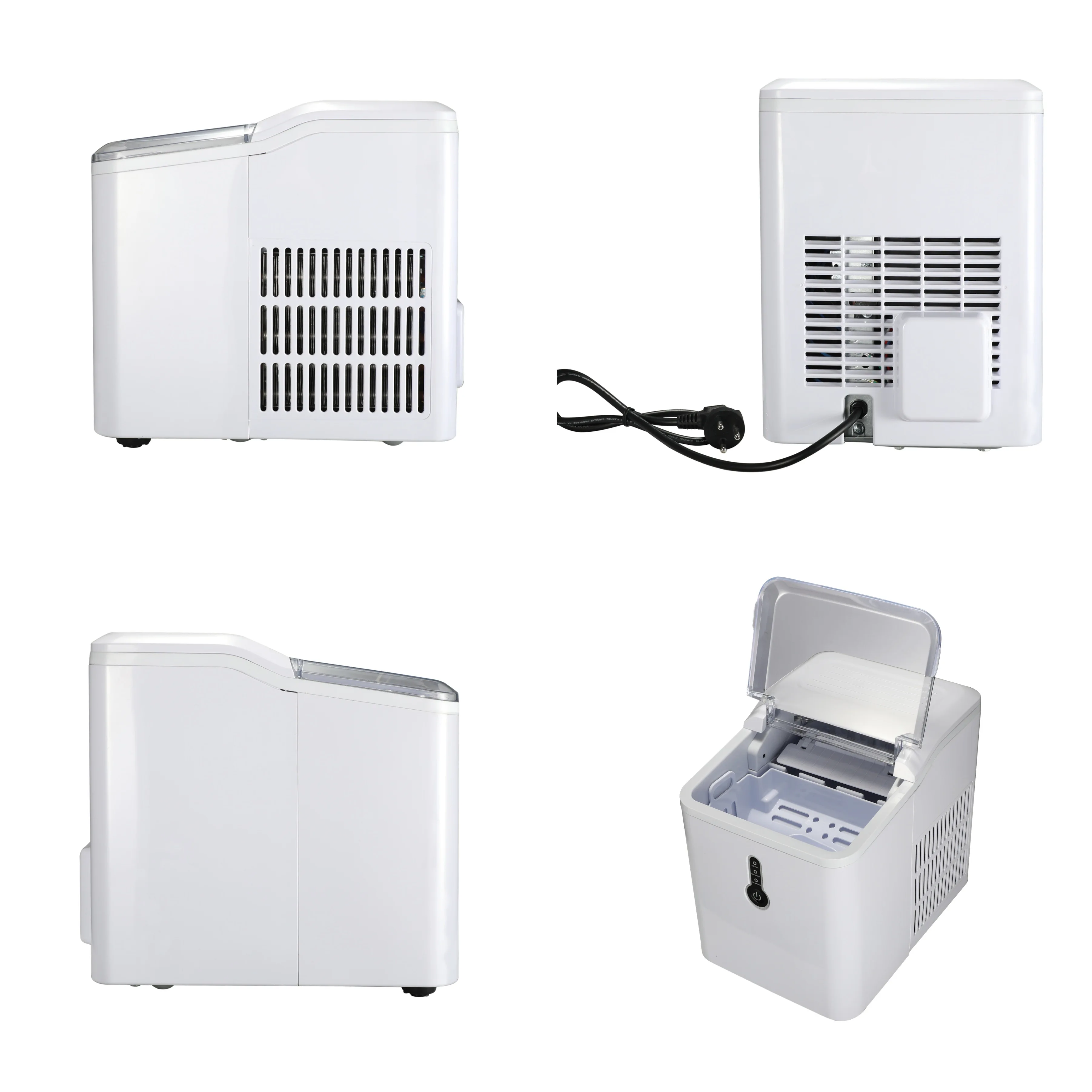 Electronic control  1.6L Water Tank LOW NOISE 12kg/ 24hours Bullet Shaped Large Size Ice Cube Maker