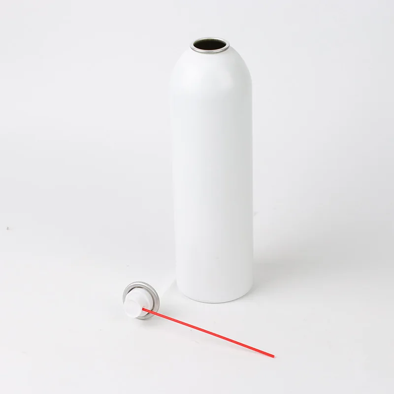 Aluminum Refillable Empty Aerosol Spray Can with Pump Closure Metal Cans for Cosmetic Products