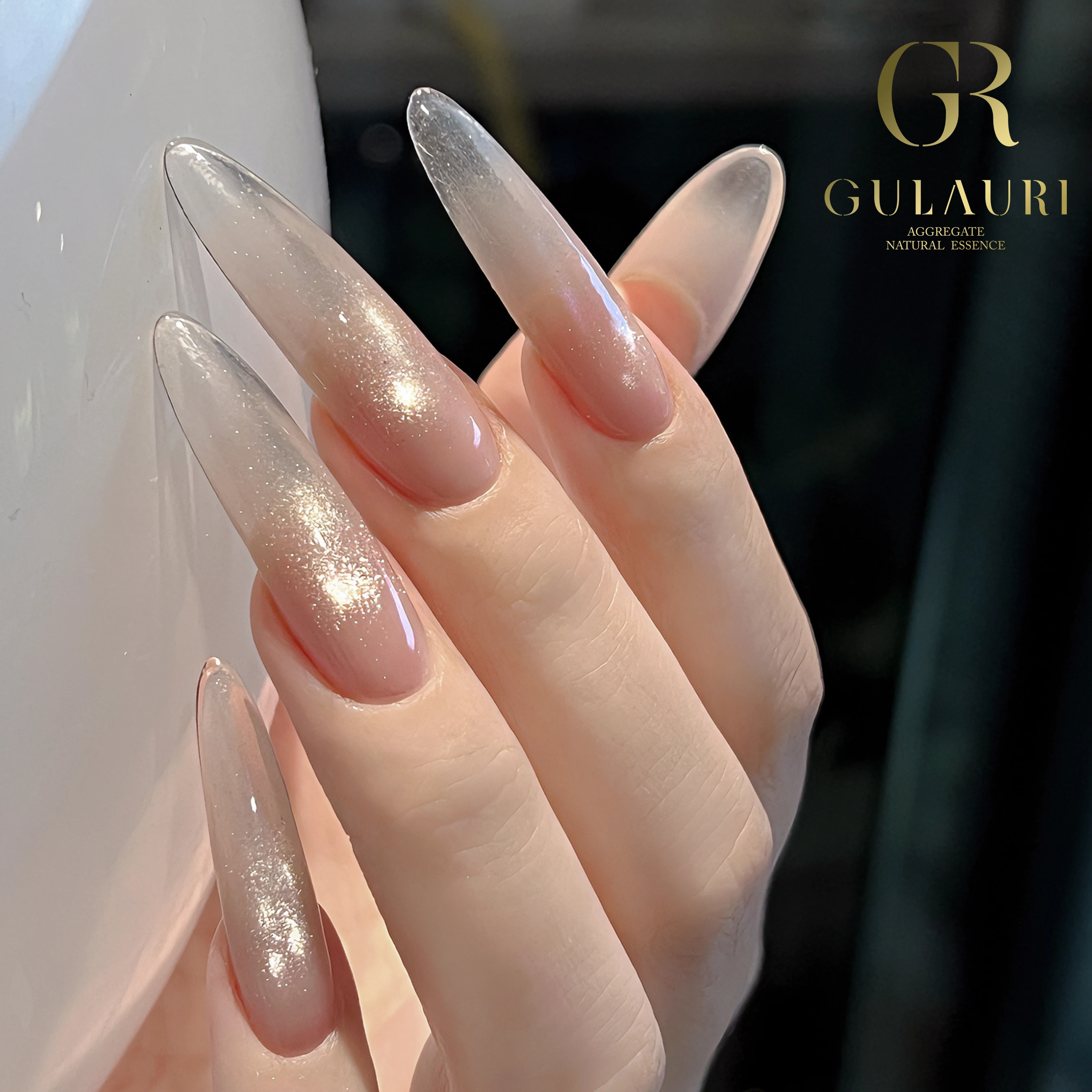 Gulauri White Diamond Magnetic cat eye gel super shiny ripple cat eye gel magnetic diamond cat eye gel