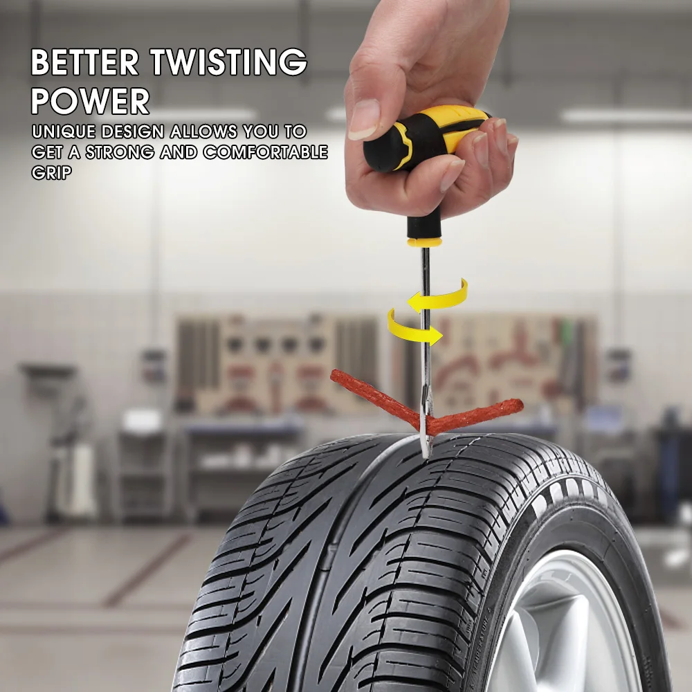 Набор инструментов для ремонта шин прокол автомобиля мотоцикла велосипеда заглушка быстрого с уплотнением набор резиновых полос