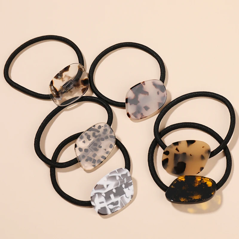 Mi Dairy fashion trendy wholesale high quality tortoise acetate hair bands for women girls tie big hair 222344