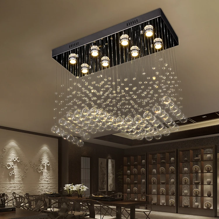 Роскошное декоративное освещение на заказ большая вилла лобби отеля светодиодный подвесной светильник Современная хрустальная люстра