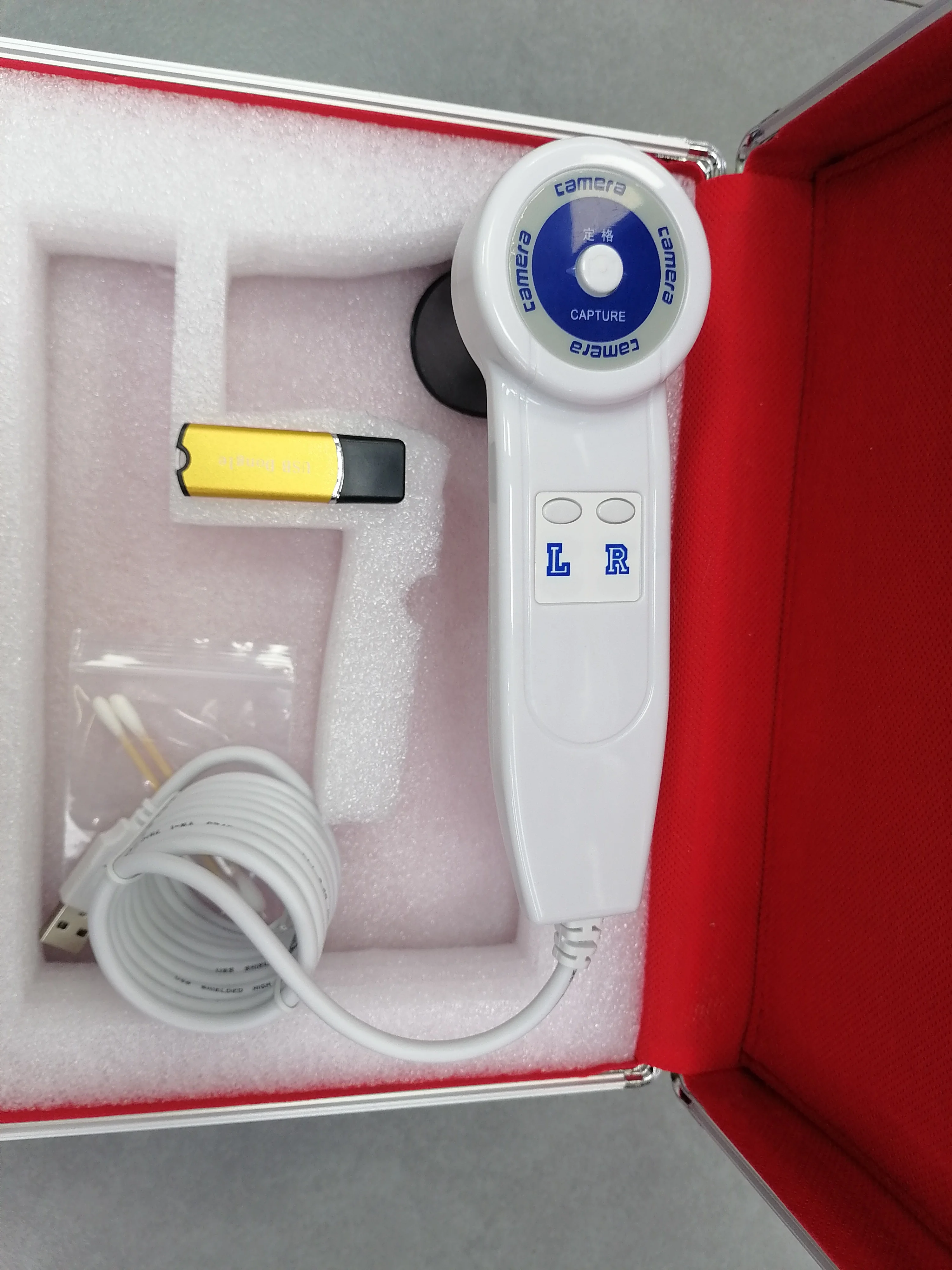 980U 100% positive feedback multilingual Portuguese German Digital Iriscope Iris Analyzer Iridology With Pro Iris Software