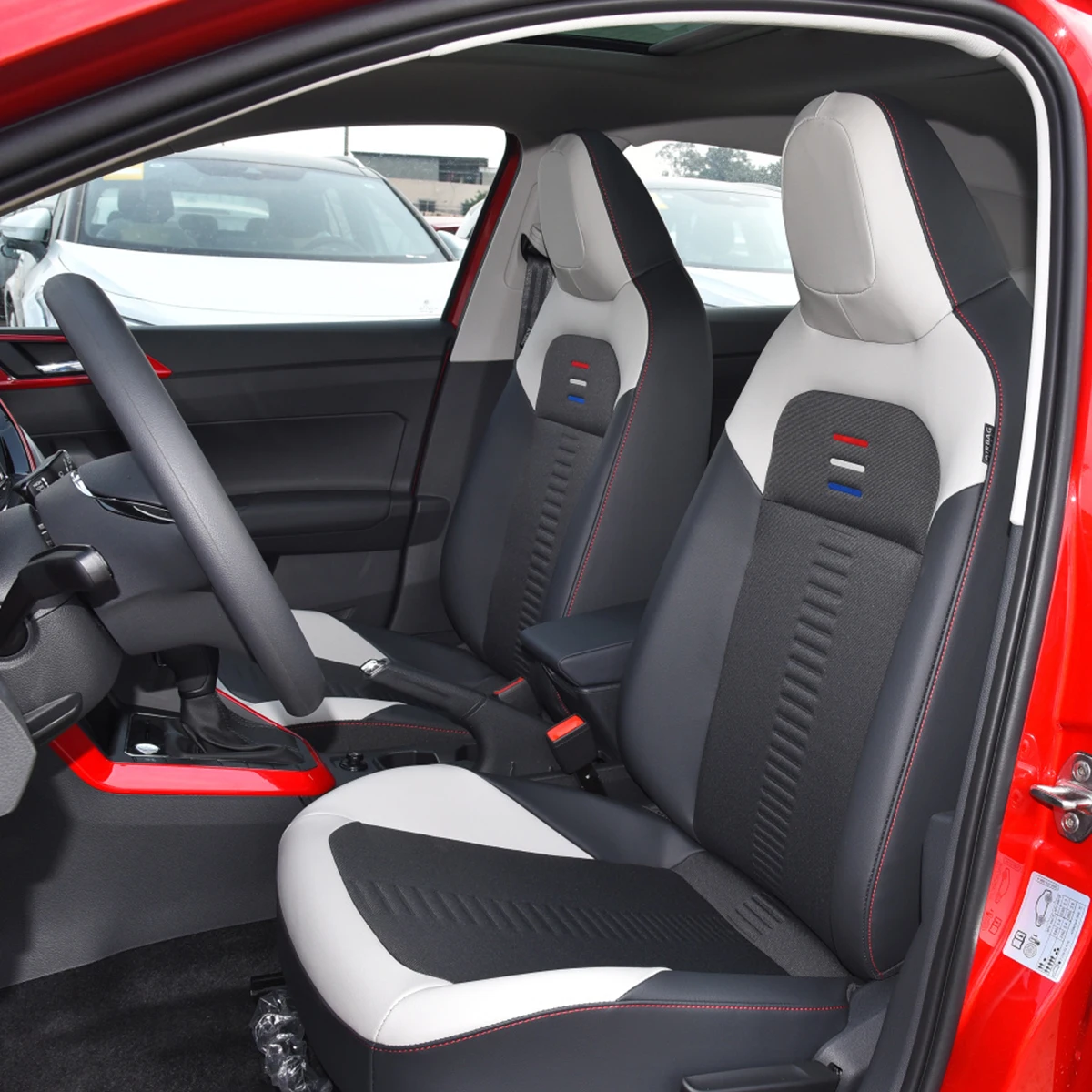 2022 Подержанный V-образный спойлер на крышу для спортивных автомобилей Volkswagen Polo Plus верхний из углеродного волокна VW в наличии продажи