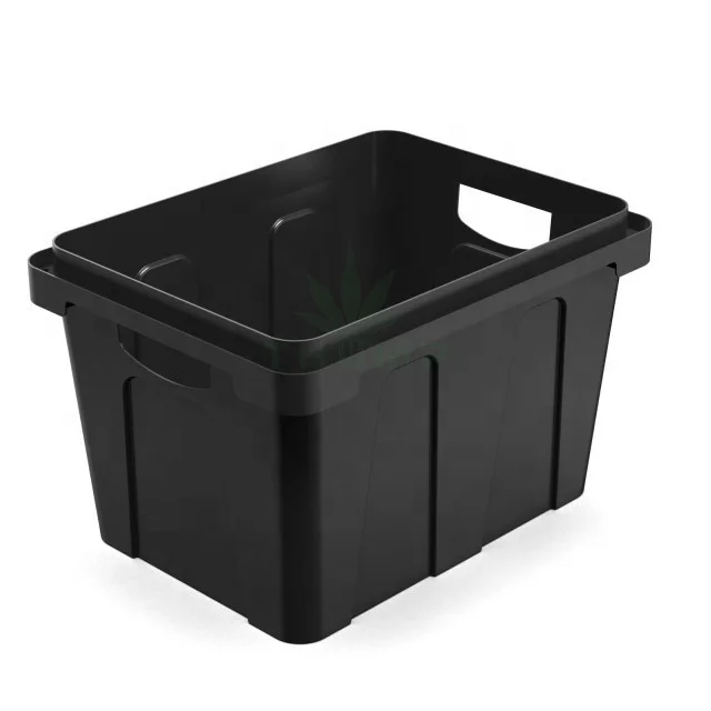 rectangular black procona florida buckets cut flower container for water storage