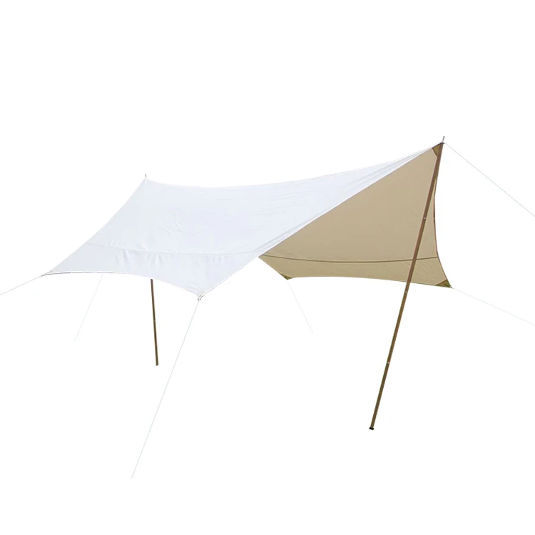 YUELANG camping shelter sun shade rain fly camping tarp canopy beach tent