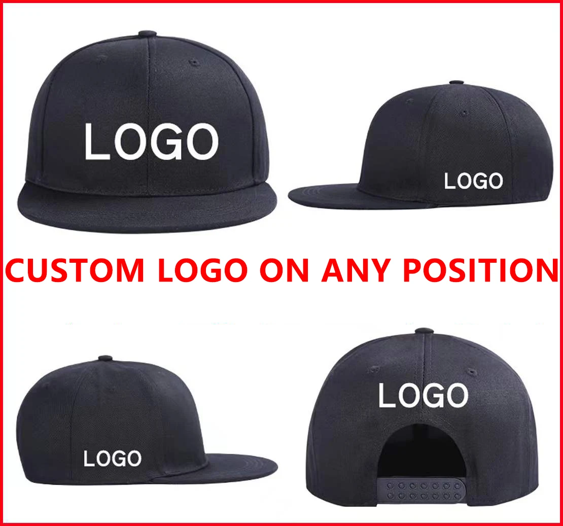 Wholesale custom cotton snapback hat hip hop snapback cap 3d embroidery custom