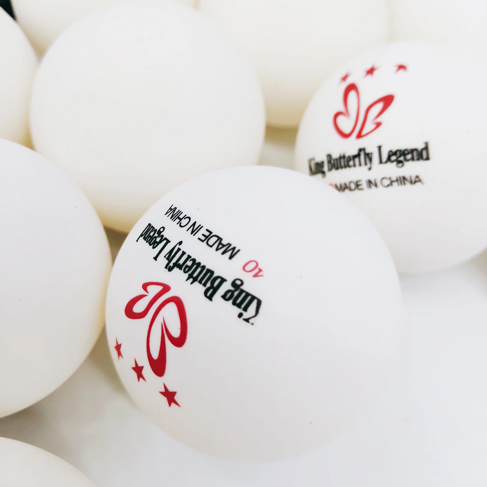 Wholesale Tennis Table Ball New Material 40mm Seamless XUSHAOFA Brand Table Tennis Ball 3 Star Table Tennis