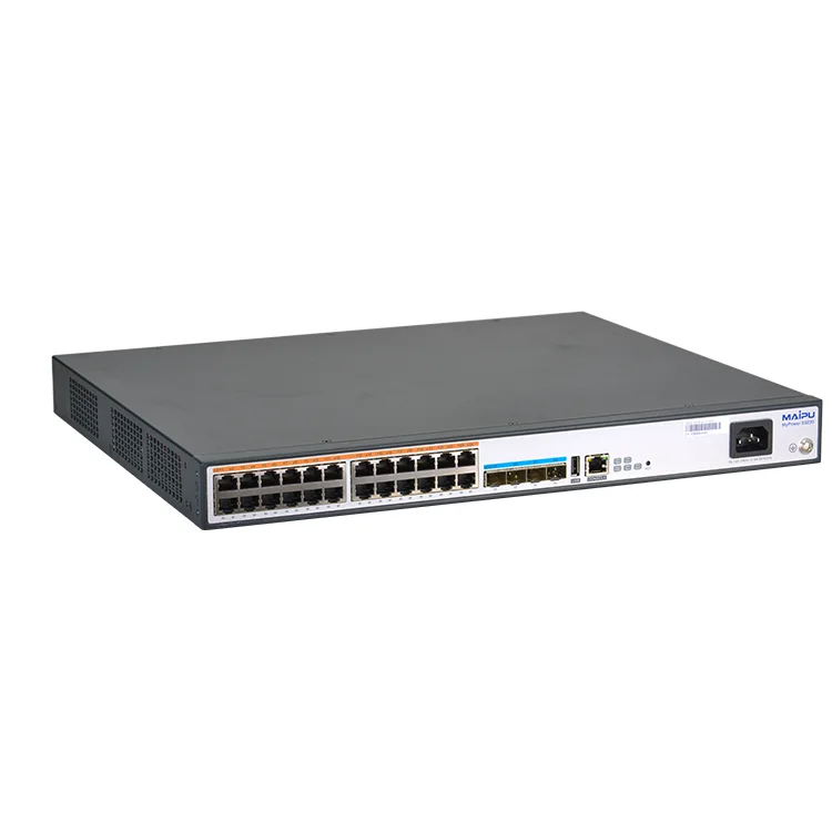 
Maipu S3230 10g 24 Port Gigabit PoE PoE+ Ethernet Network L3 Lite Access Switch 
