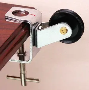 Gelsonlab HSPD-052 Clamp D Type Table Top Pulley for Physics