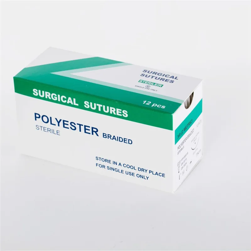 
Disposable Medical Supply Sterile Surgical Suture with Needle for Hospital Use  (1600293463294)