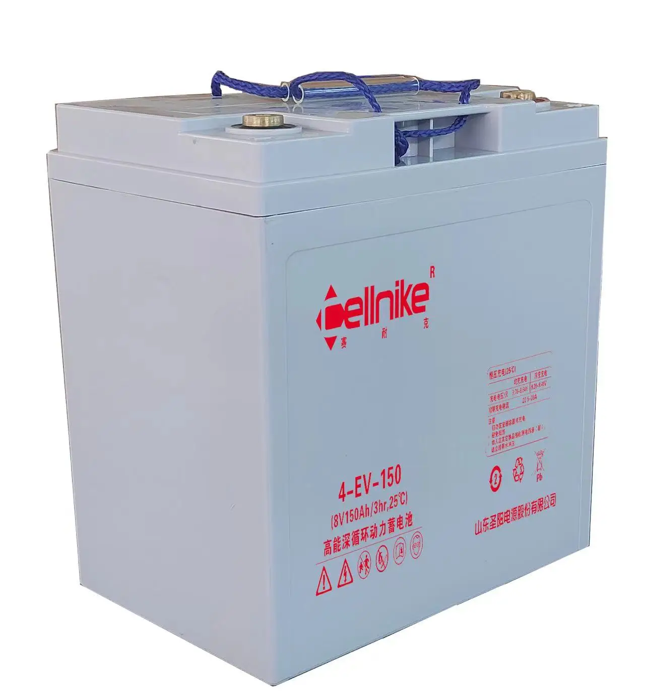 Sared Sun 8V 150Ah/3hr 25℃ Maintenance Free Lead Acid Battery 100Ah 150Ah 170Ah 200Ah for Golf Carts Model No. 4-EV-150