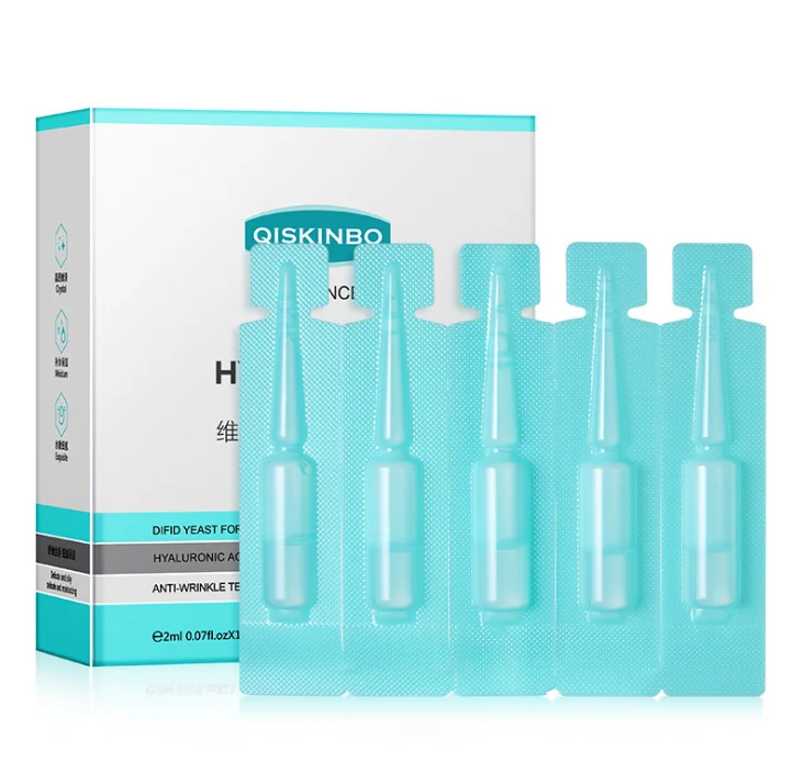 Yanmei Vitamin A alcohol hyaluronic acid facial care 2ml*15 pieces Moisturize skin Deep repair skin Easy to absorb  not greasy