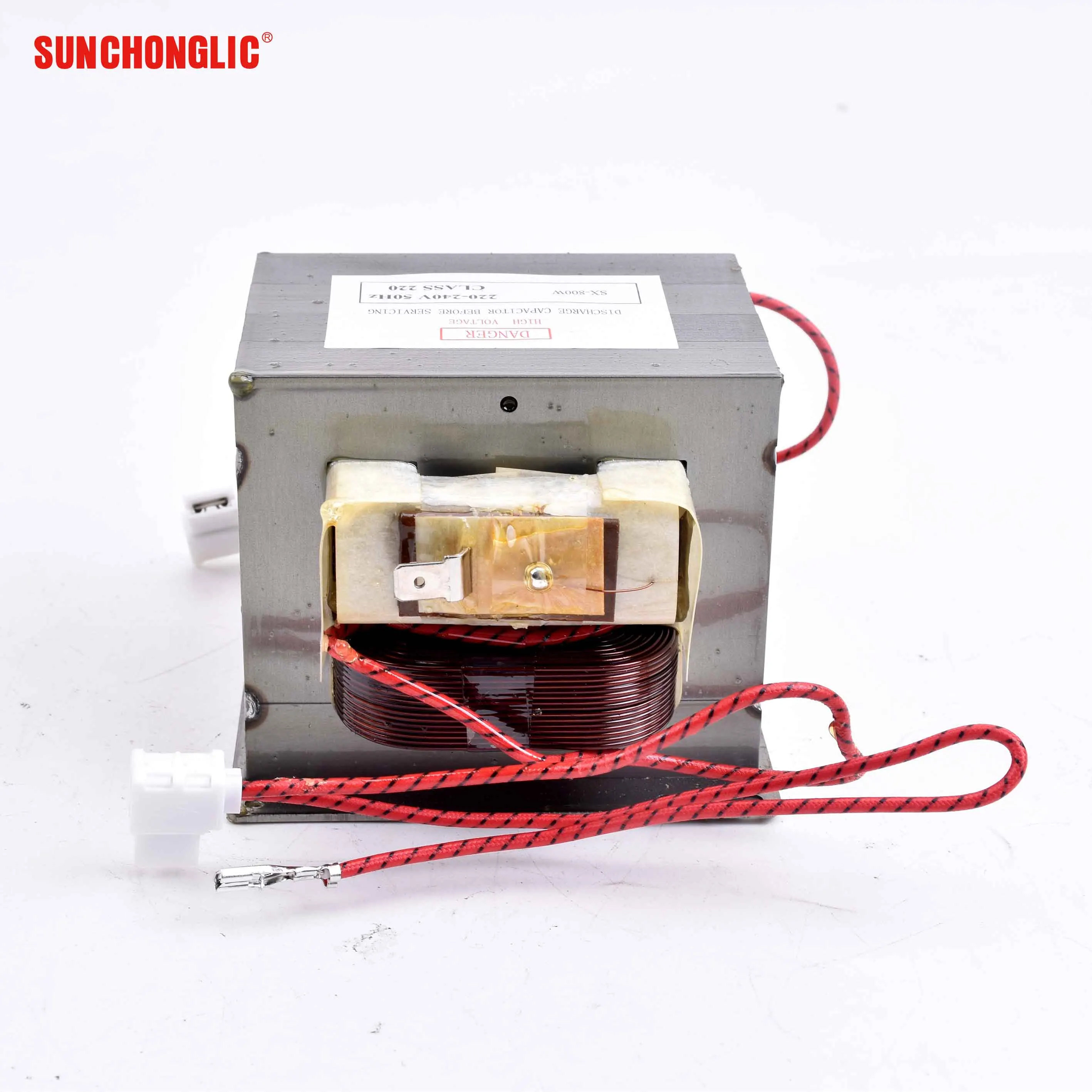 Sunchonglic high quality  microwave oven  transformer  800W microwave transformer for sale
