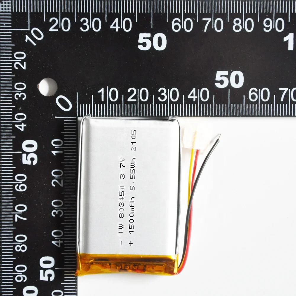 High capacity with KC 803450 1500mah Li-polymer Rechargeable Lithium Li Ion Polymer Batteries 3.7v Lipo Battery