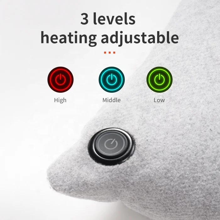 Anjuny Usb Heating Device Heated Chargeable Throw Pillow With Nano Sliver Heating Pad Outdoor